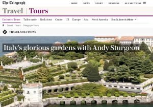 Italy's glorious gardens with Andy Sturgeon